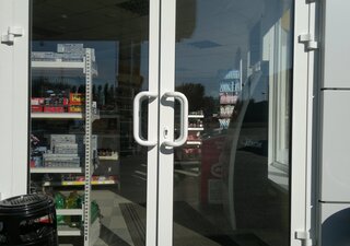 Реконструкция АЗС с применением НВФ из АКП и оконно-дверных алюминиевых конструкций