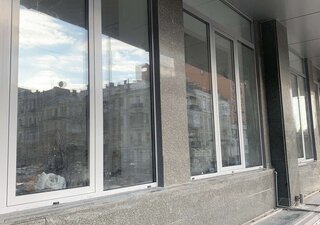 Монтаж алюминиевых оконных кострукций
